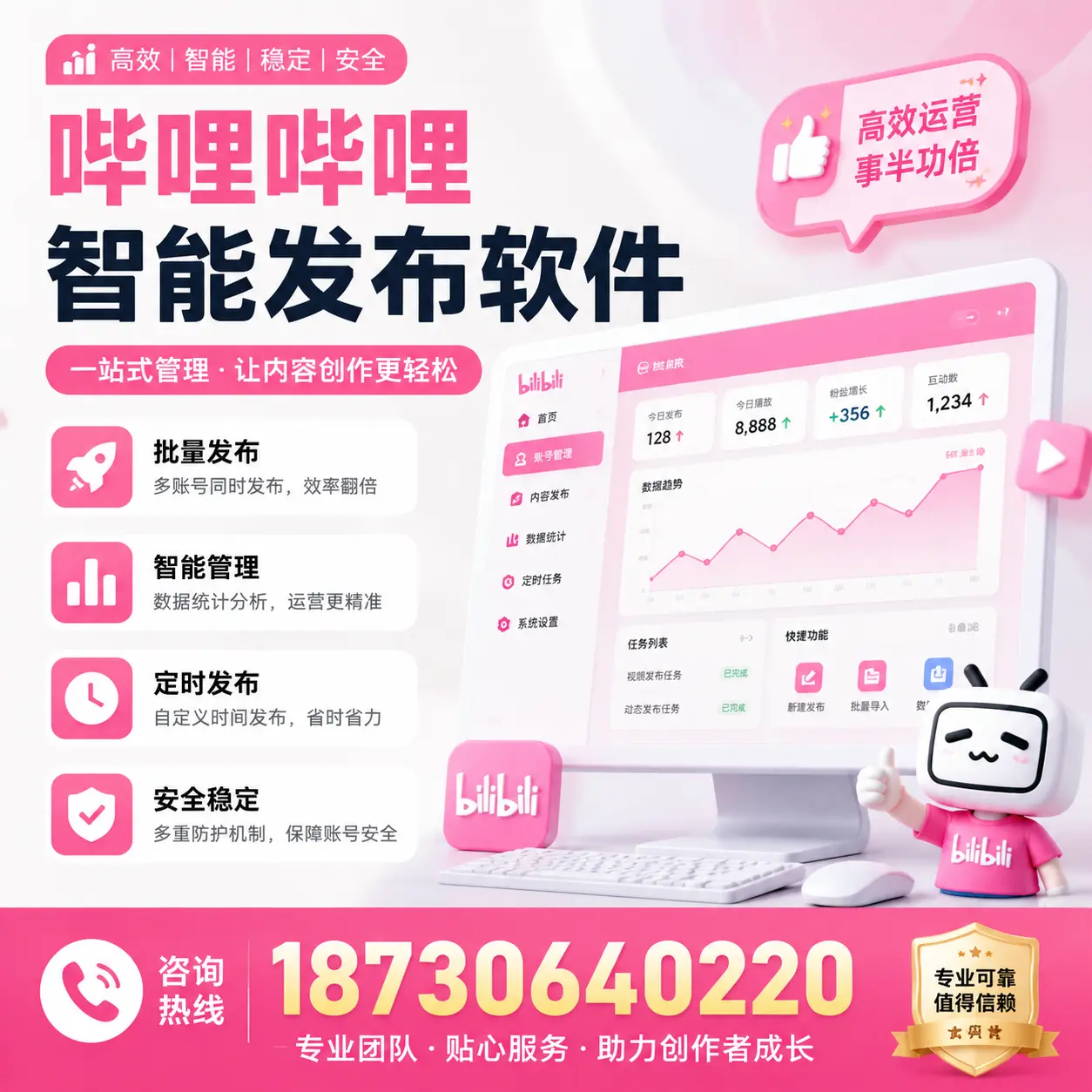 如何评估哔哩哔哩智能发布软件的ROI?固原 企业必读