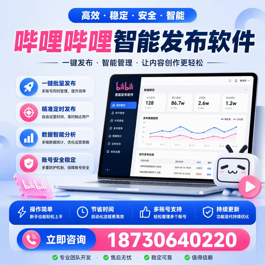 如何在 固原 制定有效的哔哩哔哩智能发布策略